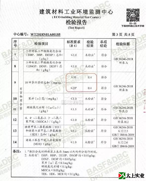 塑胶跑道检测报告