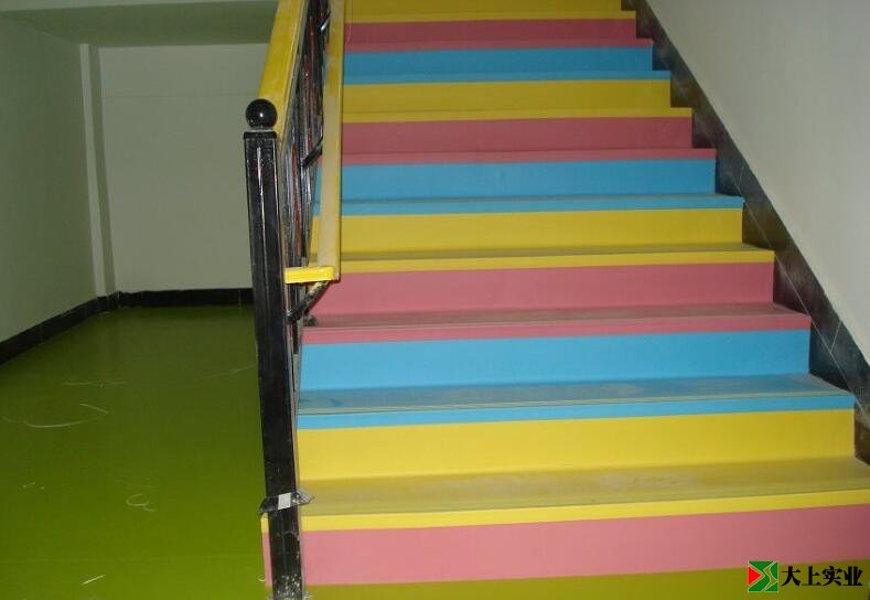 幼儿园台阶PVC地板
